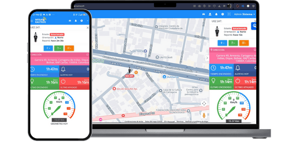 platadorma de GPS en Colombia Cartagena de rastreo