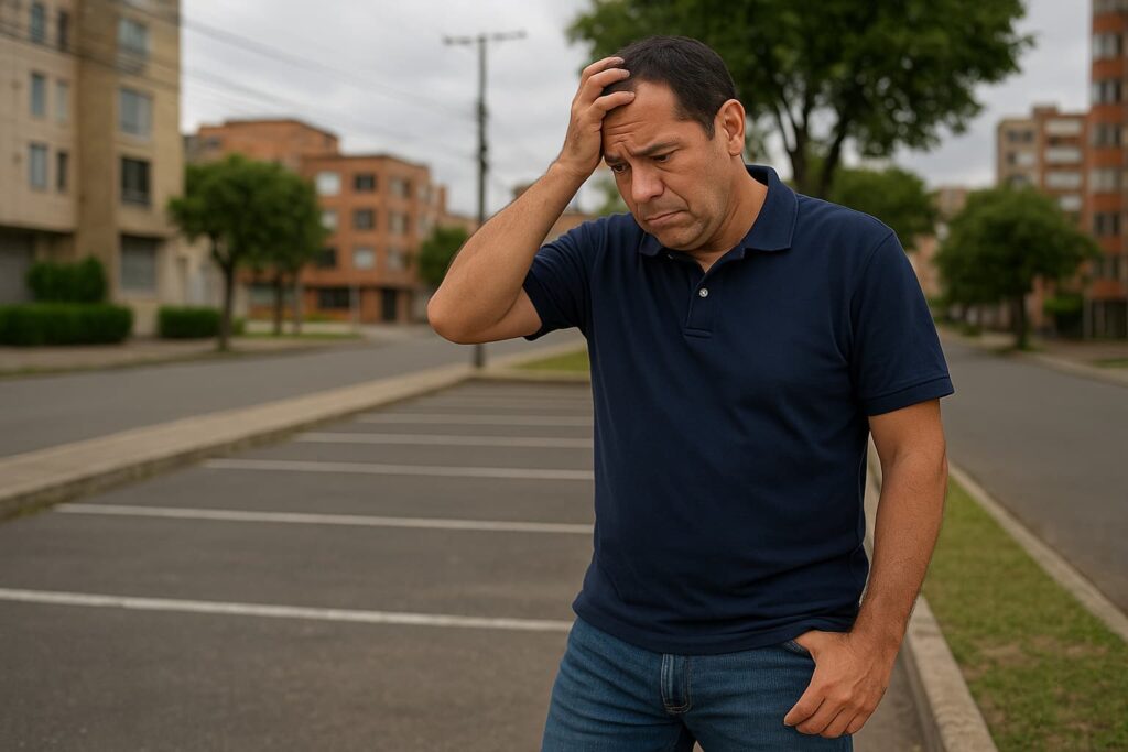 Conductor frustrado por no tener GPS satelital en su taxi en Cartagena ante riesgo de robo